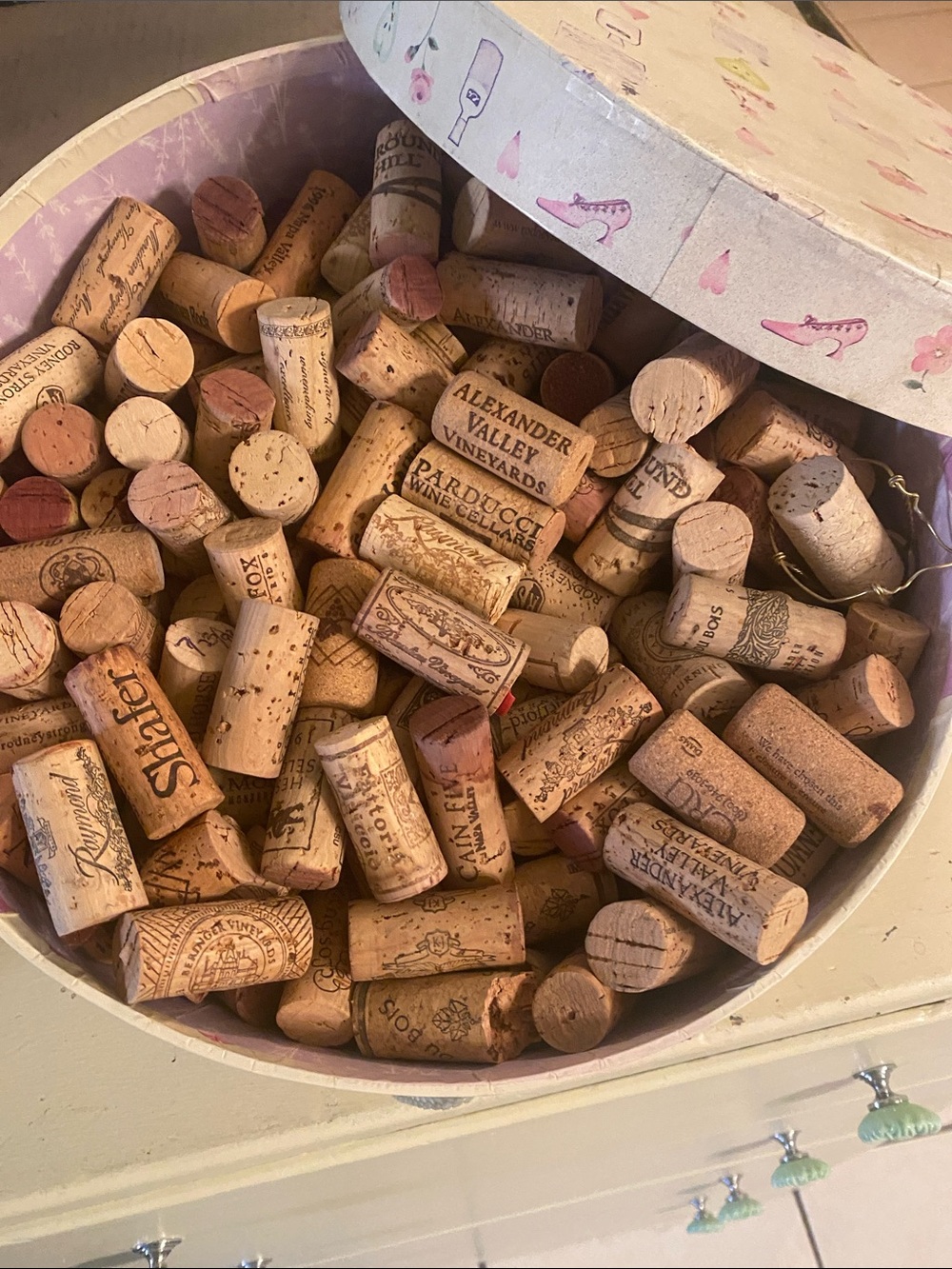 Large Assortment Used Wine Corks